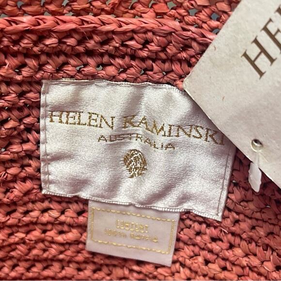 Helen Kaminski Astina Woven Raffia Crossbody Bag, TerraCotta, Casual, Beach, OS - Picture 9 of 9